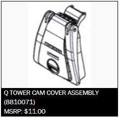 Q-TOWER 8000124 Cam Cover Assembly Single - 8810071 PIVOTING SIDE PANELS (Inside on