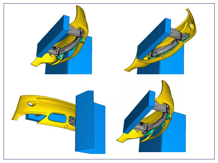 Figure 12: Material modeling of thermoplastics.