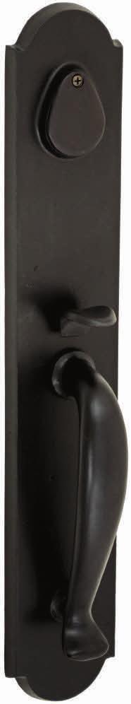 Deadbolt TO ORDER HANDLESETS Select any knob or lever from pages 54-57.