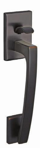 ILABLE ES: ORB - OIL RUBBED BRONZE PLC - POLISHED CHROME ENTRY HARDWARE