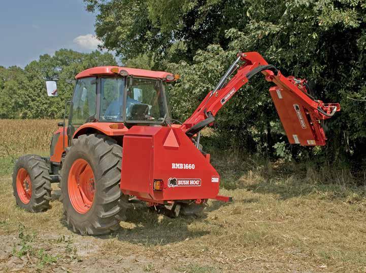 PT5 & RMB SERIES REAR MOUNTED BOOM MOWERS Extend your reach and productivity!