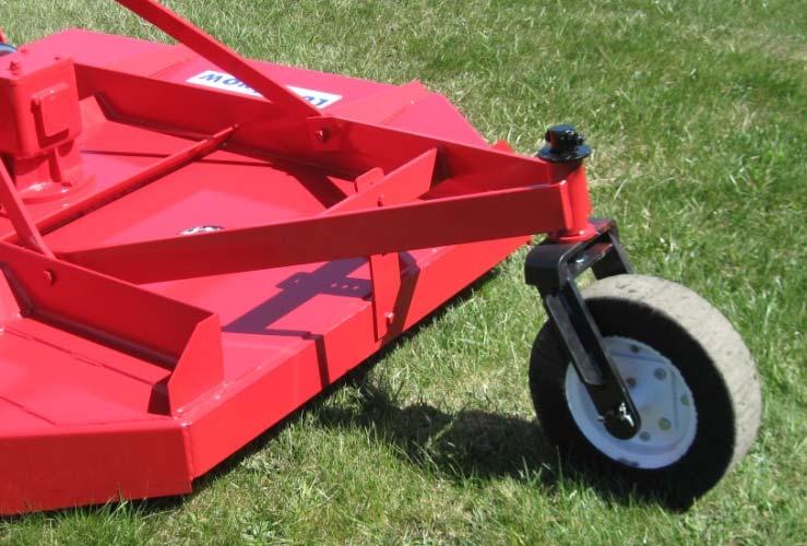 Adjusting Cutting Depth Rotary Mowers Start Up It is necessary to perform all maintenance work on the Rotary Mower before every use as well as clearly understanding the safety information.