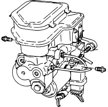 Chapter 8 GM Testing ABS Systems A B A Inboard bleed screw B Outboard bleed screw Figure 8-77 Powermaster III bleed screws Error Messages If the brake pedal is released at any time during the bleed