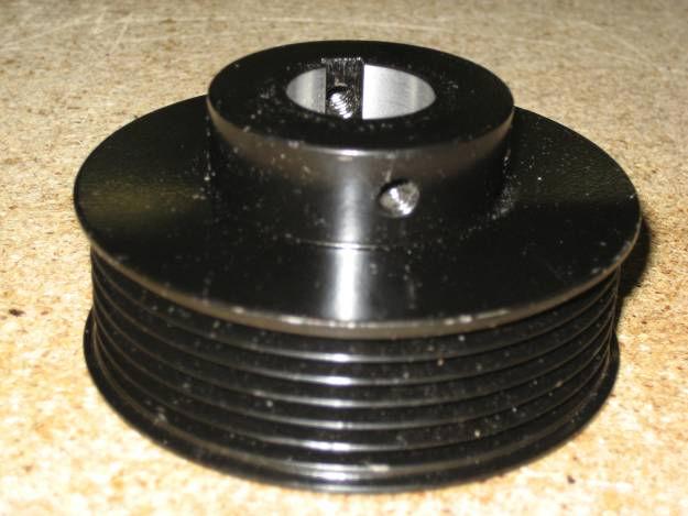 Serpentine drive pulleys require that they be aligned very accurately to prevent any damage to the belt or to the belt driven components.