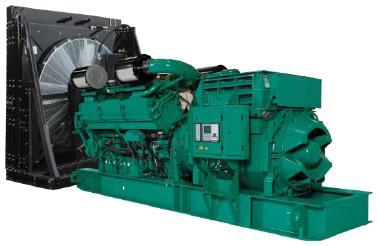 Specification sheet Diesel generator set QSK78 series engine 1950 kw - 2500 kw Description Cummins commercial generator sets are fully integrated power generation systems providing optimum