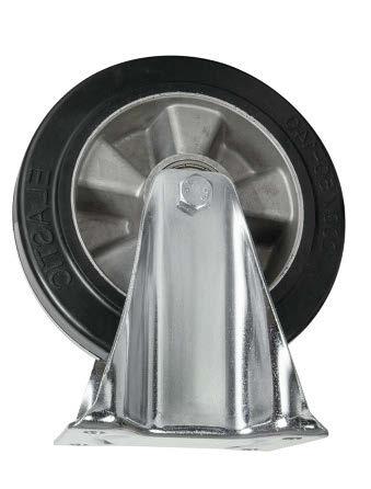 aluminium centre wheel Ball bearing Combined swivel and wheel brake Ball bearing Bolt hole fitting Bolt 160
