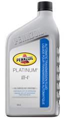 PENNZOIL PLATINUM TM ATF+4 AUTOMATIC TRANSMISSION FLUID Developed with specially selected friction modifiers and a highly refined base oil to meet
