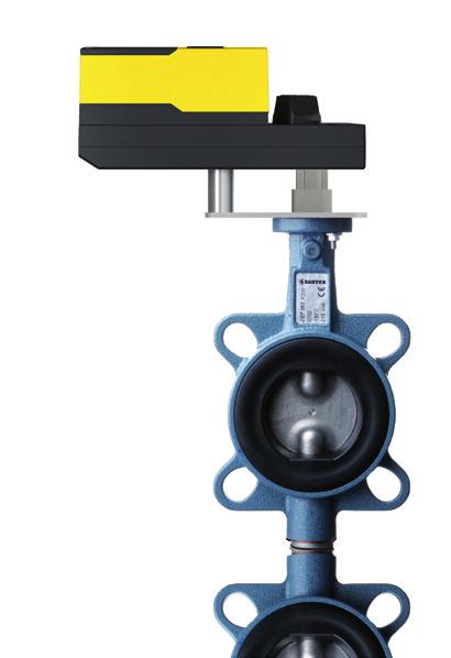 Butterfly valves with electric rotary actuators Reliable in every medium: tightly sealing butterfly valves from SAUTER. Can be used universally, energy-efficient.