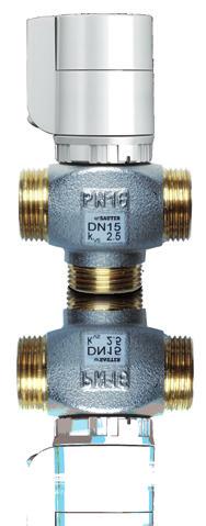 Unit valves with thermal or motorised actuators The latest technology for energyefficient control precision.