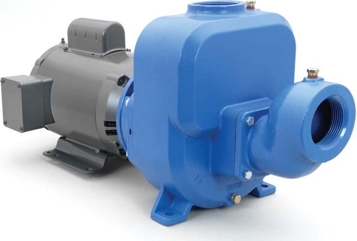 General information on Self-Priming pumps. General water handling in applications where the liquid level is below the pump.