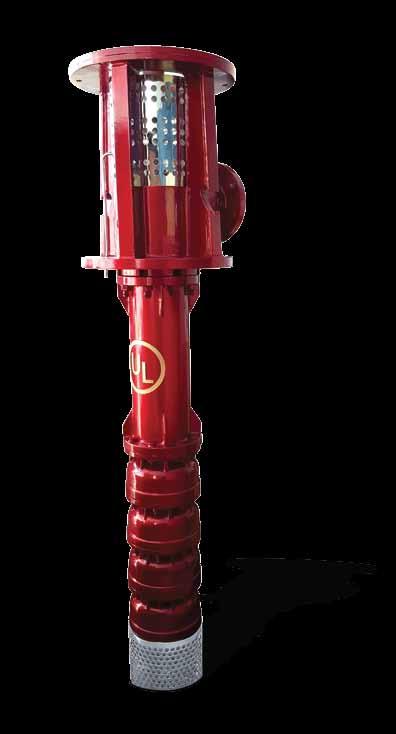 CENTRIFUGAL FIRE PUMPS VERTICAL TURBINE 50/60 HZ Designed and built as per UL 448 AND NFPA20 Dynamically Balanced Impeller Constructed in variety of metallurgies Available in 50 Hz and 60 Hz Drivers