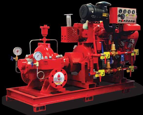 FIRE PUMP SKID DIESEL DRIVEN SFFECO is an established well reputed manufacturer of Premium Custom Engine Driven Centrifugal Fire Pump Skids.