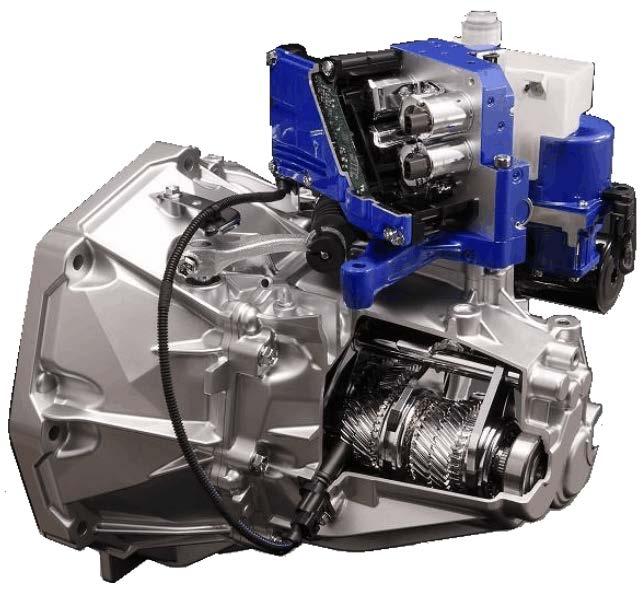 Structure of Auto Gear Shift Development of Powertrain Integrates the controller with the electrohydraulic actuator unit.