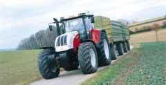The four speed rear PTO is standard, and all five tractors in the range can be supplied with a front PTO.