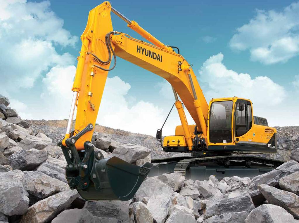 Pride at Work Hyundai Heavy Industries strives to build state-of-the art earthoving equipent to give every operator axiu perforance, ore precision, versatile achine preferences, and proven quality.
