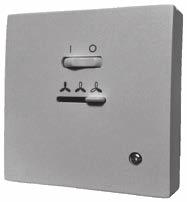 Wall electronic controls All the units can be supplied with a wide