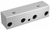 End Cap Mounting - Size 20, 25, 32, 50 Series..BHD for Actuator with Belt and Integrated Guides On the end-face of each end cap there are eight threaded holes for mounting the actuator.