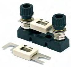 FUSE - FUSE HOLDER Twin Disc fuses are engineered to protect the system against any possible current overload that would damage the electric components.