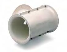 BOW THRUSTER TUNNEL Tunnels in reinforced GRP are available in diameters of 125 mm - 185 mm - mm (4,92-7,28-9,84 ) in different standard lengths. Specific lengths can be supplied on demand.