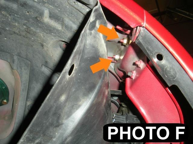 side marker light wiring as shown in Photo E. 5.