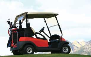 OUTDOOR POWER EQUIPMENT TURF GLIDE One of the original golf car tires, the Turf Glide has a tall sidewall to absorb impact and a turf-friendly round