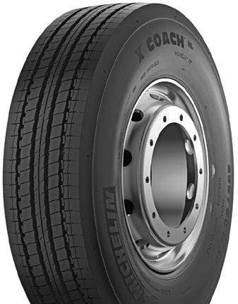 Stable tread with cool running compound engineered to reduce squirm and lower heat for improved handling and durability. BUS/RV & LINE HAUL 1 2-305/70R22.