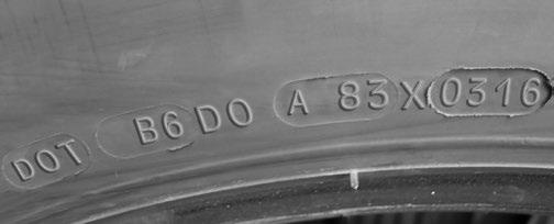 DOT LOCATION OF TIRE IDENTIFICATION CODE The Department of Transportation (DOT) requires that all tires produced for U.S. highways have a Tire Identification Number (TIN) imprinted on the tire.