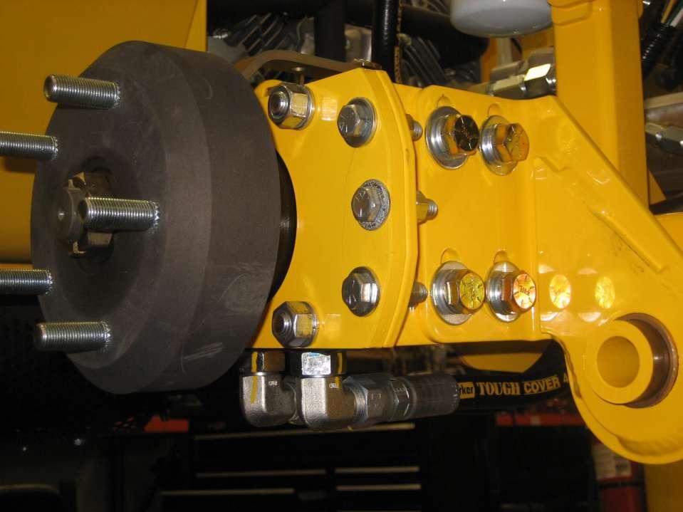 Direct drive motors and wheel hubs Eliminates transmission, differentials, axles, belts and guards, bushings, grease points, pinch