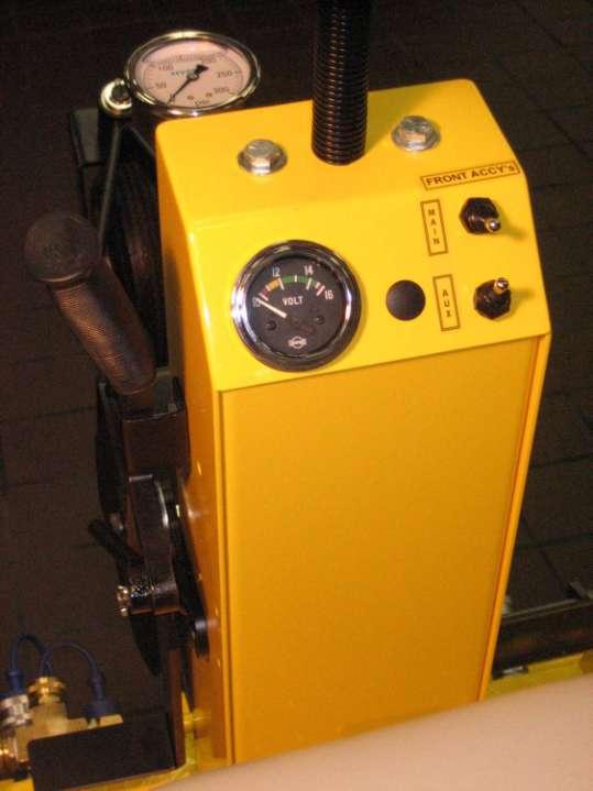 Voltmeter, pressure gauge, front