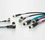 7. Actuator sensor interface Actuator sensor cables M12 - Fieldbus cables (CANopen, DeviceNet and PROFIBUS) 7.4-7.