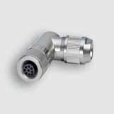 Actuator sensor interface Field wireable connector, M12 shielded Female angle connector - A coded Cat 5e IDC quick-connect technology Description Part-No.