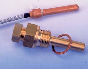 Type TH3 and TP3 Sensors P/N Type Range Resistance element 40.1932 TH32 0/70 C Thermistor 40.