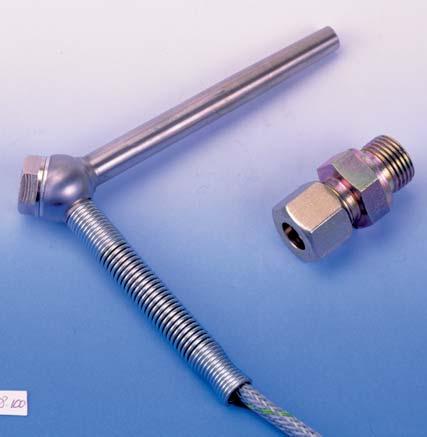 Thermocouple temperature sensors for engine gaz exhaust measure The thermocouple consists of the sensing probe and the mechanical parts including the sensor sheath, clamping screw, connector and an