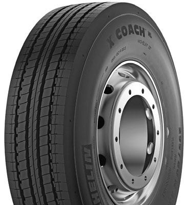 STEER/ALL-POSITION TIRES X COACH HL Z REGIONAL & BUS / RV Increased load capacity without compromising mileage, in an all-position tire designed for line haul and regional bus applications (1)