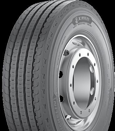 STEER/ALL-POSITION TIRES X MULTI Z 17.5 REGIONAL & URBAN All position radial tire optimized for steer axles on 4x2 delivery vehicles in regional and urban applications.