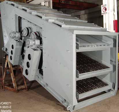 ENCLOSED SCREENS Where dust or noise is a problem, or where regulations require such control, Deister Vibrating Screens are available in partially or fully enclosed models.