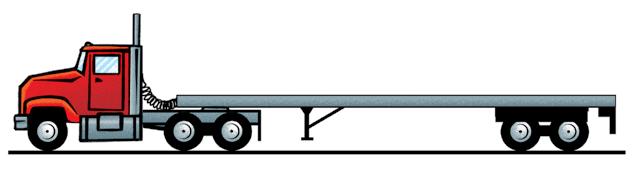 tires. In the case of trailers, the payload should be spread equally between the rear tires and the fifth wheel, which transfers its load to the tractor.