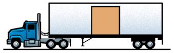 There is practically no load on the fifth wheel and the tractor rear tires could slip. Braking distribution would also be very uneven.