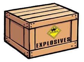 Transporting explosives Depending on the type of explosive a permit may be required.