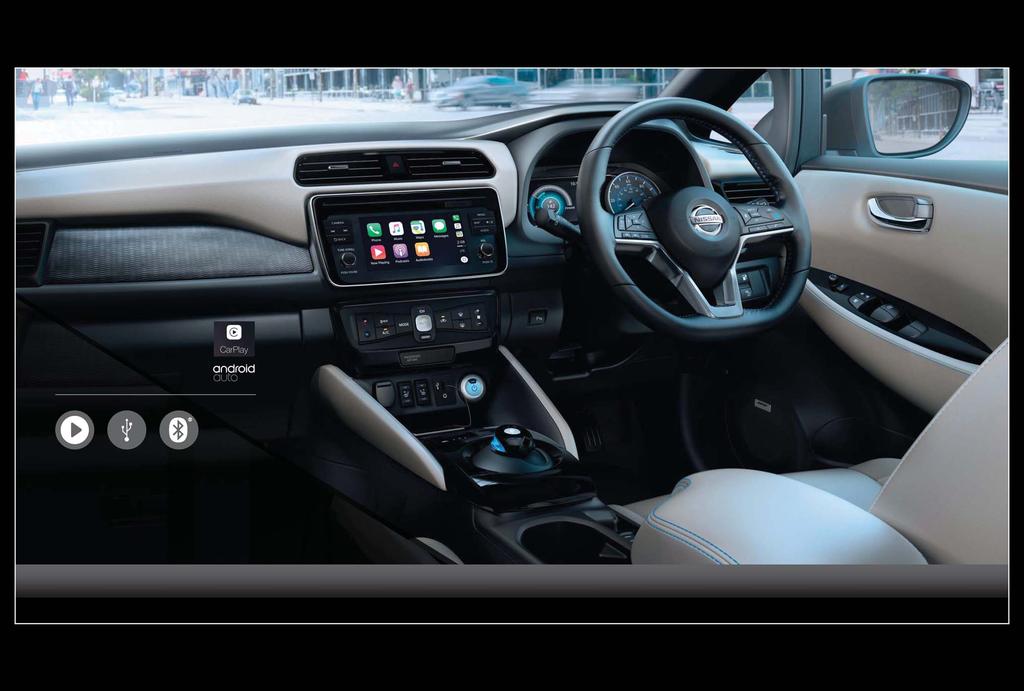 SEAMLESS MOBILE INTEGRATION Apple CarPlay** and Android Auto*** are the safer, smarter ways to enjoy the things you love on your phone.