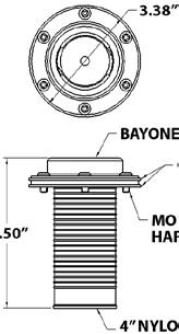 Breather Specifications Standard P565616 (electronic indicator) Bayonet connection P566156 (no indicator version) Bayonet connection Bayonet connection P564669 (optional