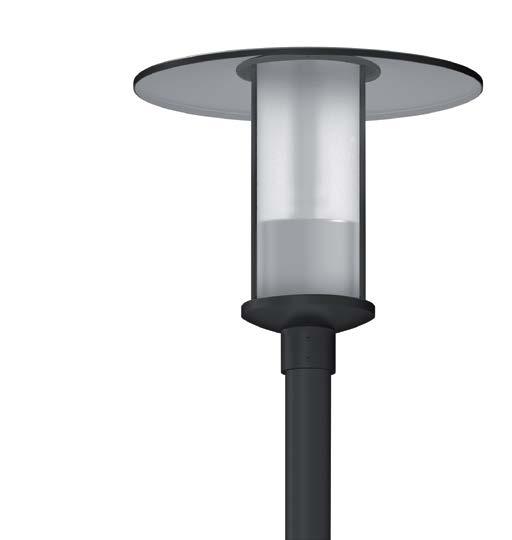 decorative outdoor luminaire in stock post top luminaire RICHARD IV/U-A LED EN 60598-2-3 IP 65 220V 240V / 50Hz 60Hz recom. pole height: 3.00m 5.