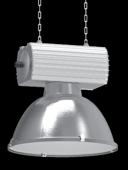 industrial indoor luminaire in stock high bay RONJA HSL TB LED BASIC EN 12464-1 IP 54 220V 240V / 50Hz 60Hz mounting height: 7.00m 12.00m light standards: medium and high lighting requirements incl.