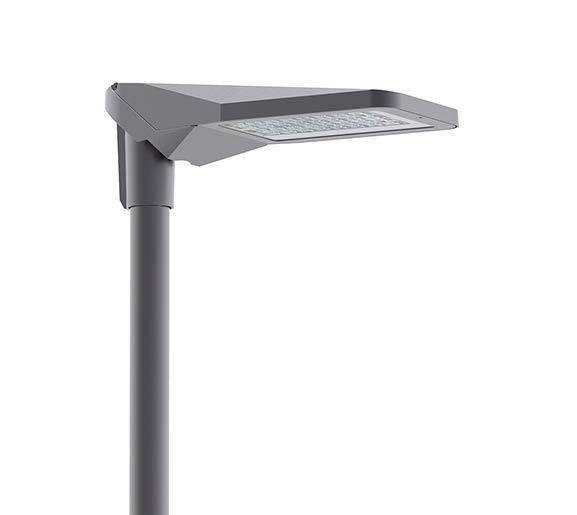 industrial outdoor luminaire in stock post top- / side entry luminaire ALFONS I FF LED EN 60598-2-3 IP 66 IK 10 220V 240V / 50Hz 60Hz recom. pole height: 3.00m 7.