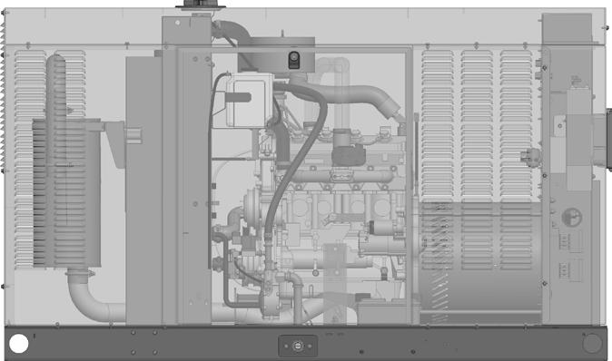 Protector QS Series 8 of 11 32 & 38 kw installation layout Drawing #0K9268-B (1 of 2) 1171[46.1] OVERALL HEIGHT 50 [2.0] 888 [35.0] 1000 [39.4] OVERALL WIDTH REAR VIEW 759 [29.9] DOOR 1857 [73.