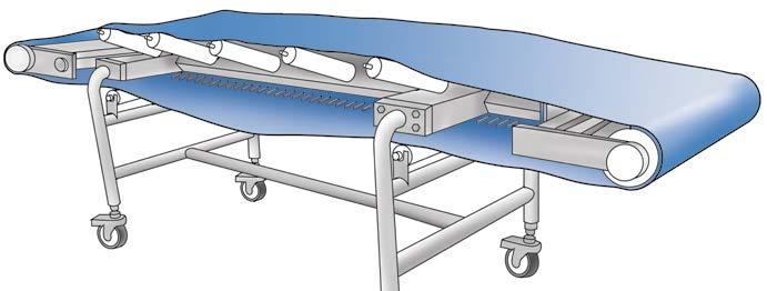 Food Belt Conveyor Design Guidelines Belt Tracking The belt will not track properly in the reciprocating section if the shafts are not parallel to each other and perpendicular to the belt travel.