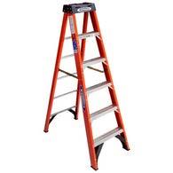 Step Ladder A stepladder (also known as an A frame ladder) is a self-supporting portable ladder, nonadjustable in length, having flat steps and a hinged back.
