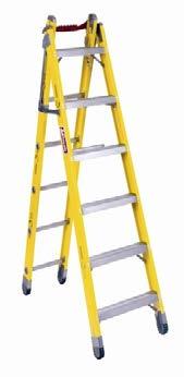 These can be used to access heights within the limit of their height. Step-to-Straight Ladder Ladder can convert quickly from a stepladder to a push-up extension ladder.