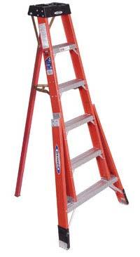 Tripod Industrial Ladder Tripod Step Ladders are designed to be used in construction and maintenance activities where a 4-leg step ladder would have limited access or require the ladder user to work