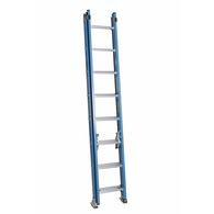 non-adjustable in length. It consists of two or more sections of ladder that may be combined to function as a single ladder.